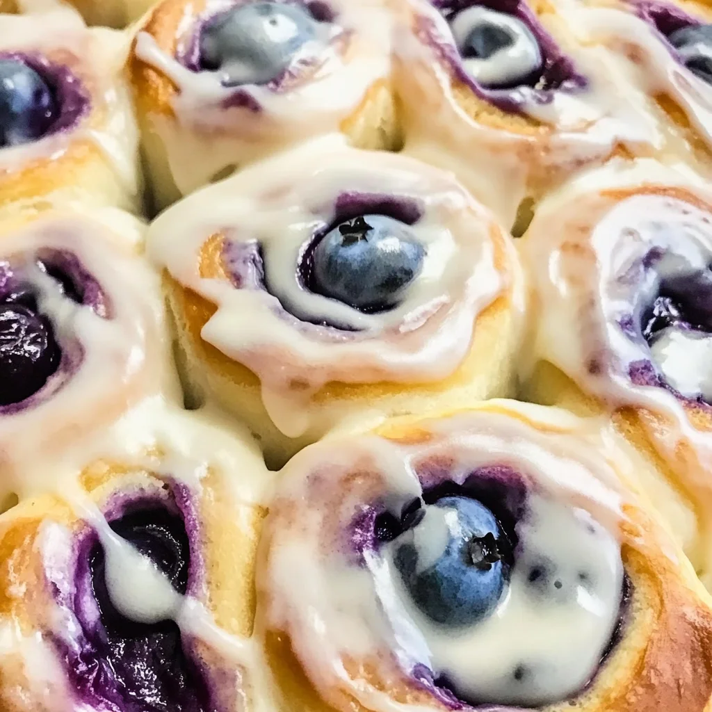 Blueberry Lemon Sweet Rolls
