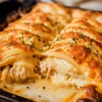 Cheesy Chicken Crescent Roll Bake