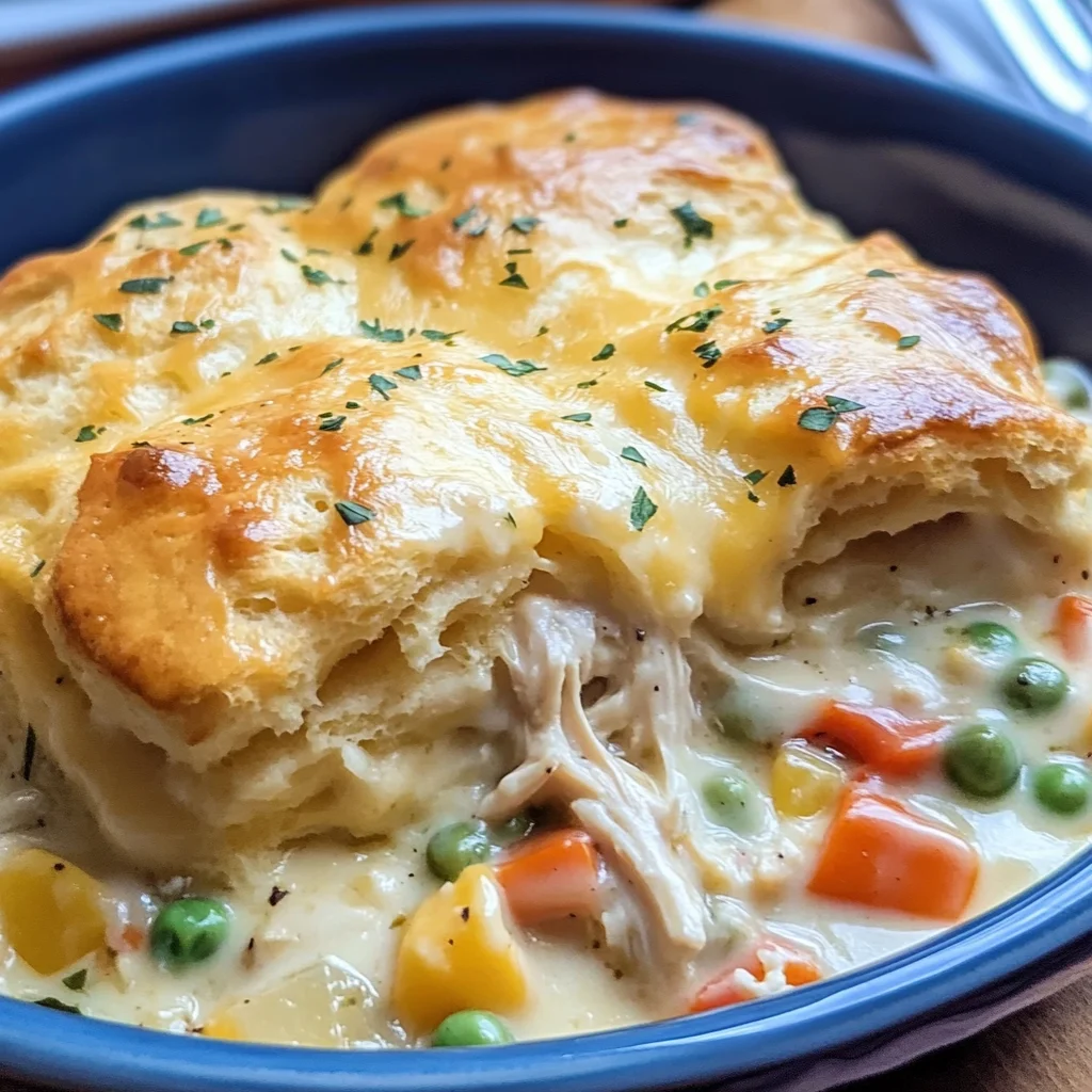 Chicken and Biscuit Casserole Recipe
