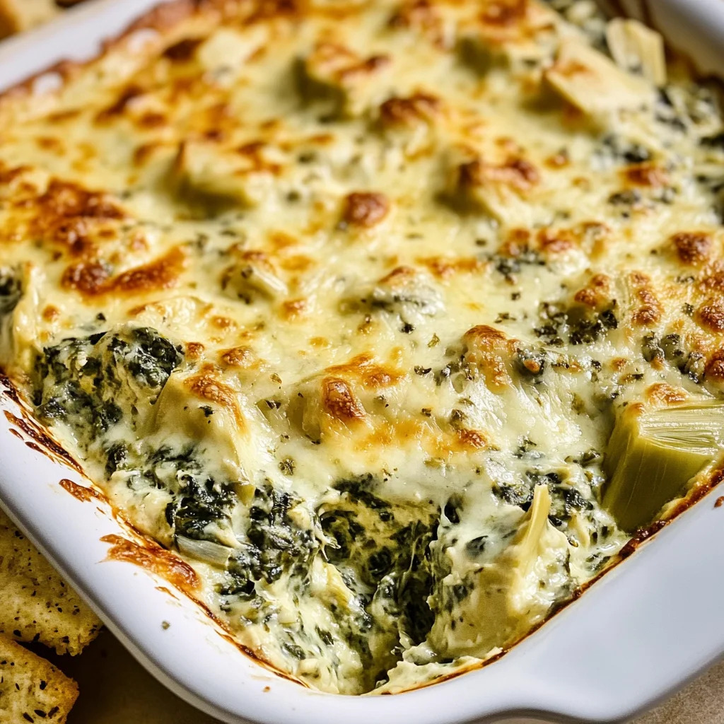 Cottage Cheese Spinach Artichoke Dip
