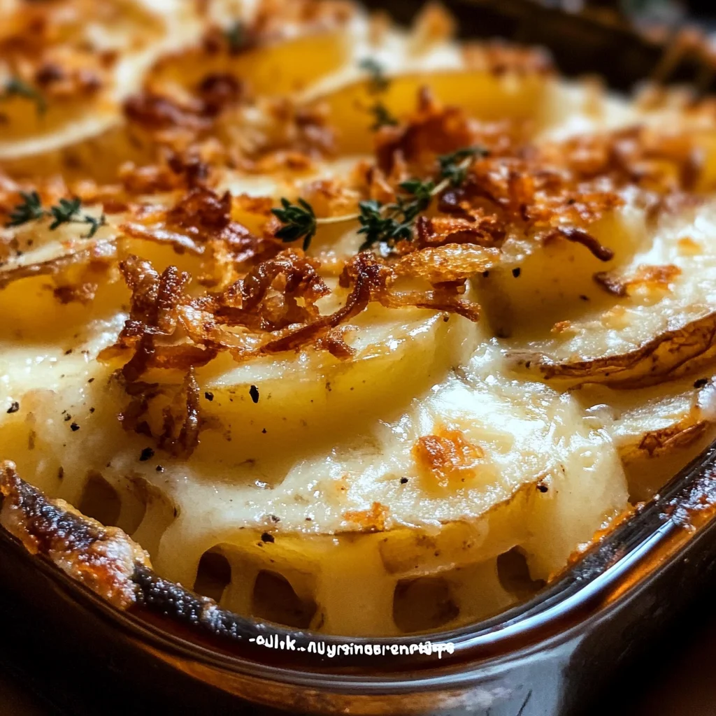 French Onion Potato Bake