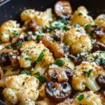 Garlic Cauliflower Mushroom Skillet: Quick & Delicious Dish