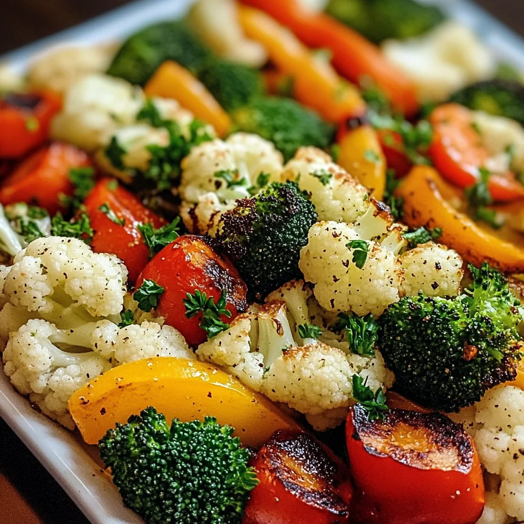 Garlic Roasted Vegetables