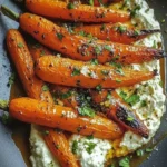 Roasted Carrots with Whipped Ricotta and Hot Honey