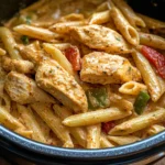 Slow Cooker Creamy Cajun Chicken Pasta