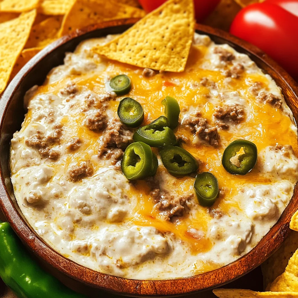 Viral High Protein Cottage Cheese Queso Dip Recipe