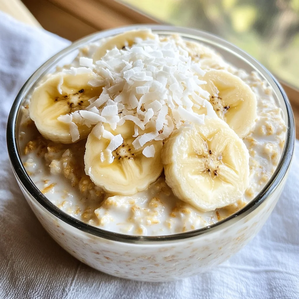Banana Cream Pie Overnight Oats