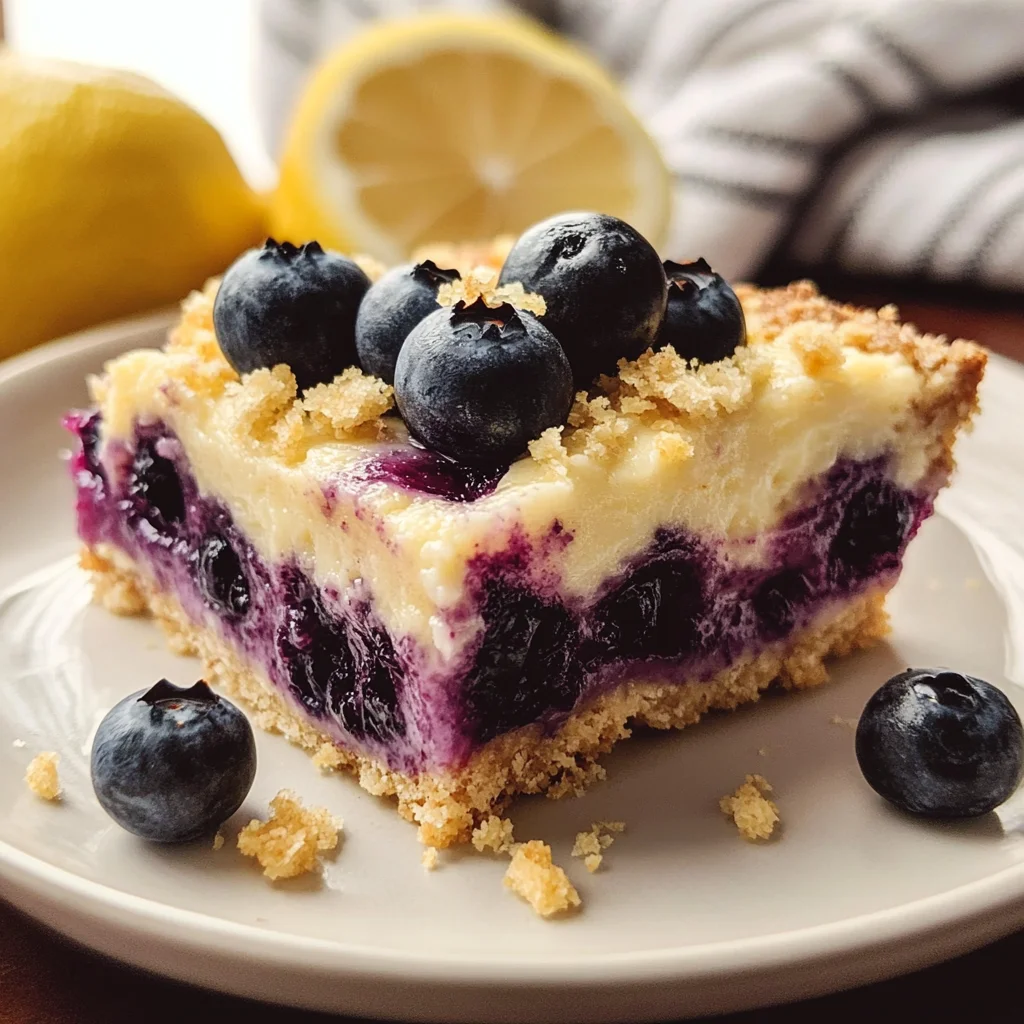 Blueberry Lemon Pie Bars