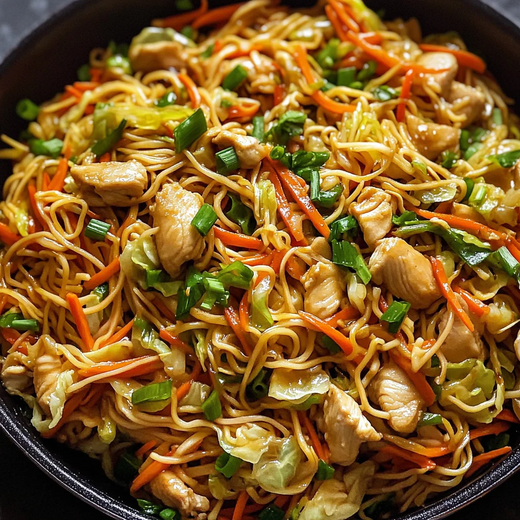 Chicken Chow Mein with the Best Chow Mein Sauce