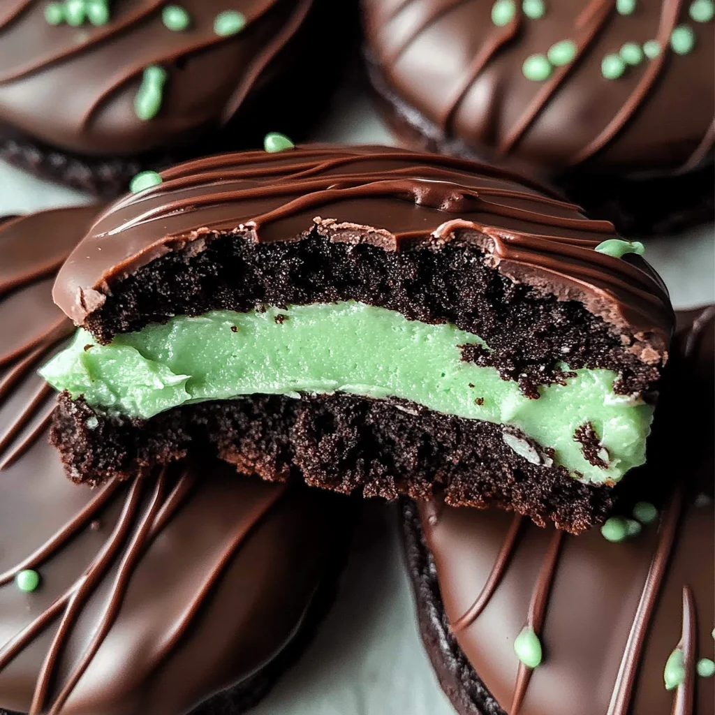 Chocolate Mint Cookies