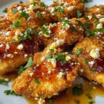 Crispy Hot Honey Feta Chicken