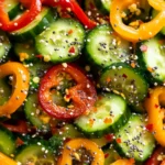 Cucumber Sweet Pepper Salad (TikTok Viral Recipe)
