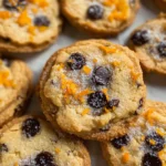 Dark Chocolate Orange Shortbread Cookies
