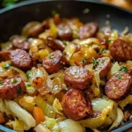 Easy Sausage and Cabbage Stir Fry