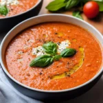 High Protein Tomato Soup With Cottage Cheese