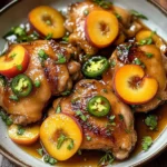 Jalapeno Peach Chicken