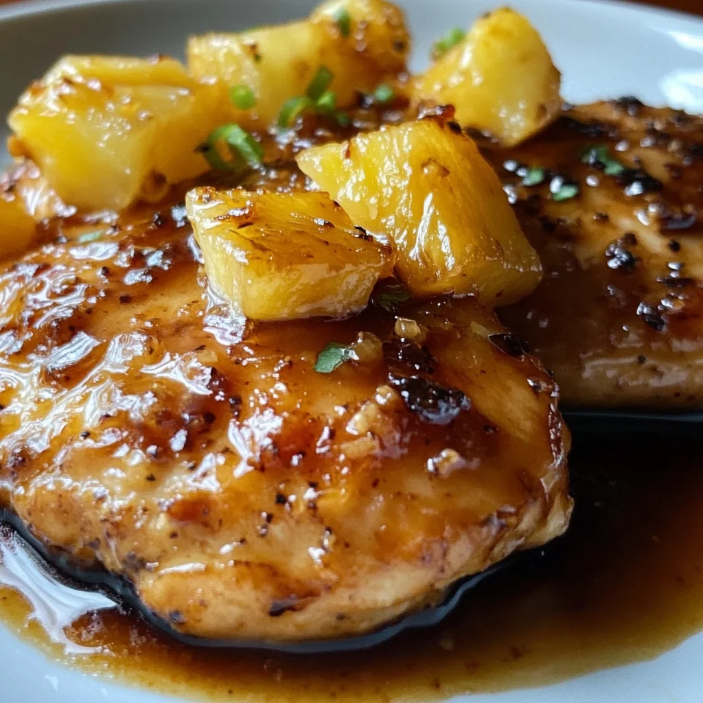Juicy Air Fryer Pineapple Teriyaki Chicken in 30 Minutes