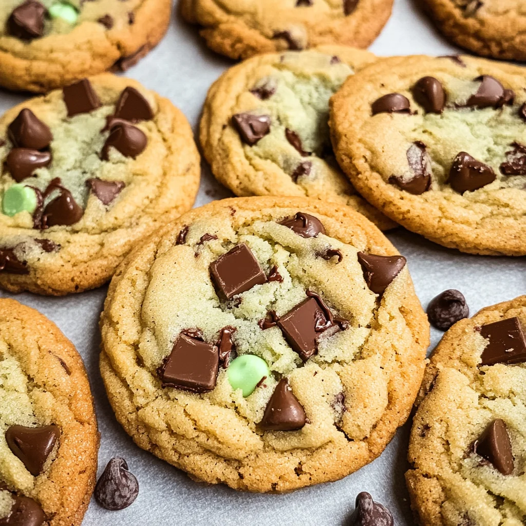 Mint Chocolate Chip Cookies Recipe