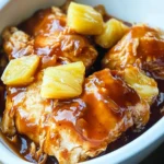 Pineapple Chicken | Crockpot Hawaiian BBQ Chicken