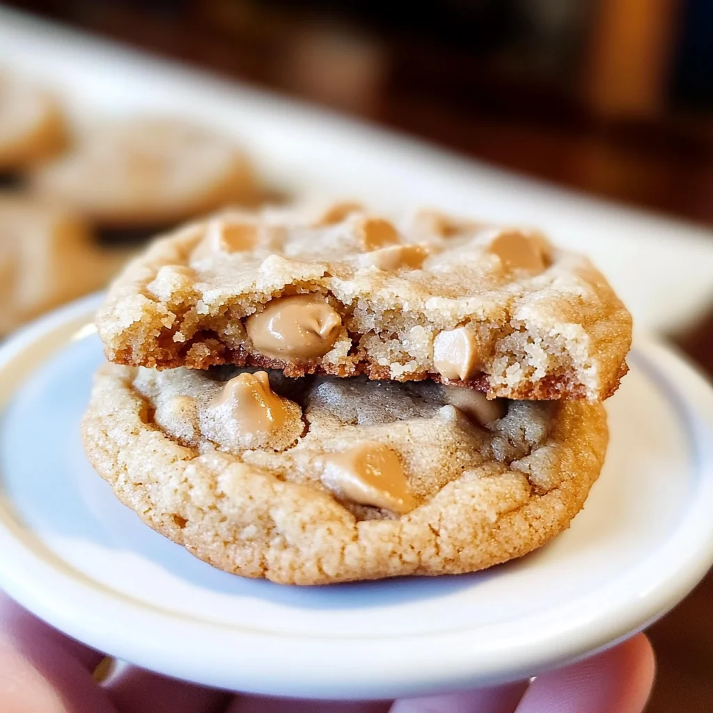 Puffy Peanut Butter Chip Cookies