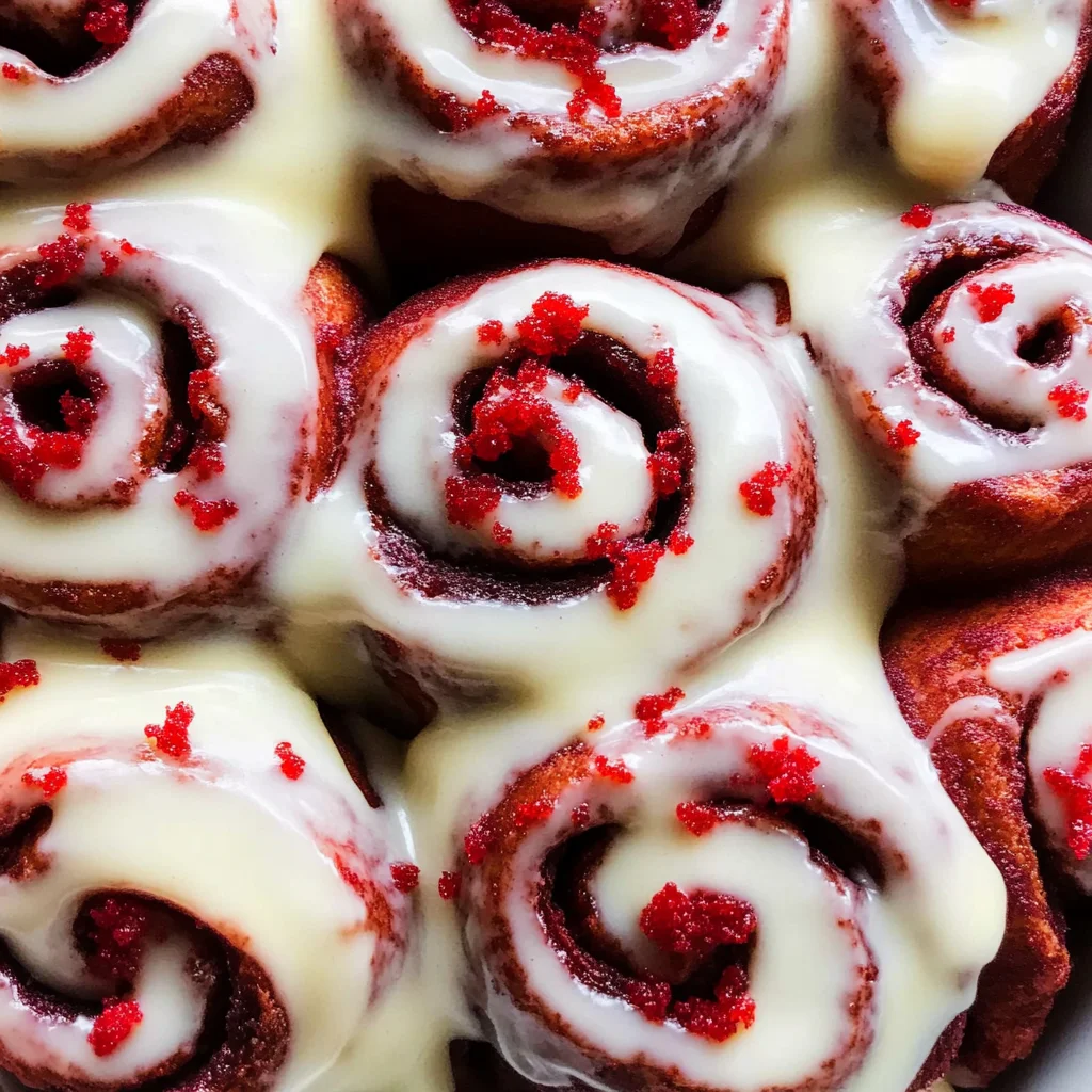 Red Velvet Cinnamon Rolls