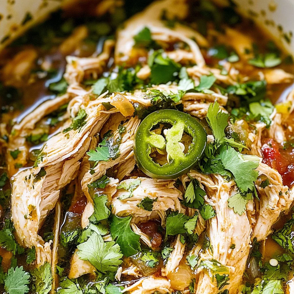 Slow Cooker Salsa Verde Chicken