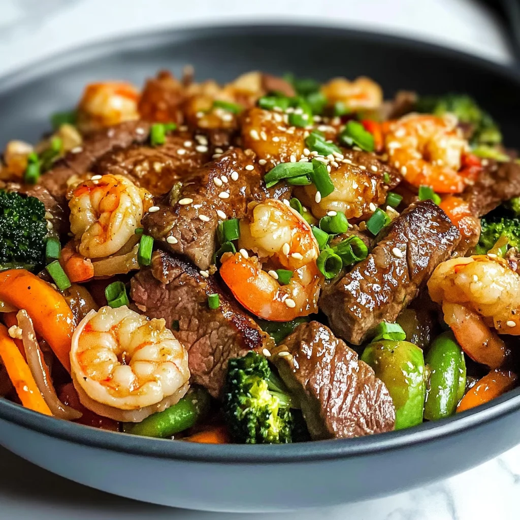 Steak and Shrimp Stir Fry