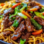 Sticky Beef Noodles