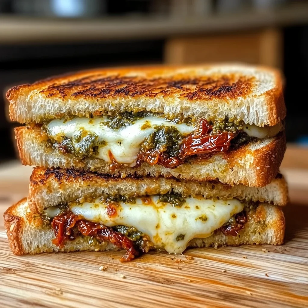 Sun-Dried Tomato Pesto Grilled Cheese: A Flavor Delight!