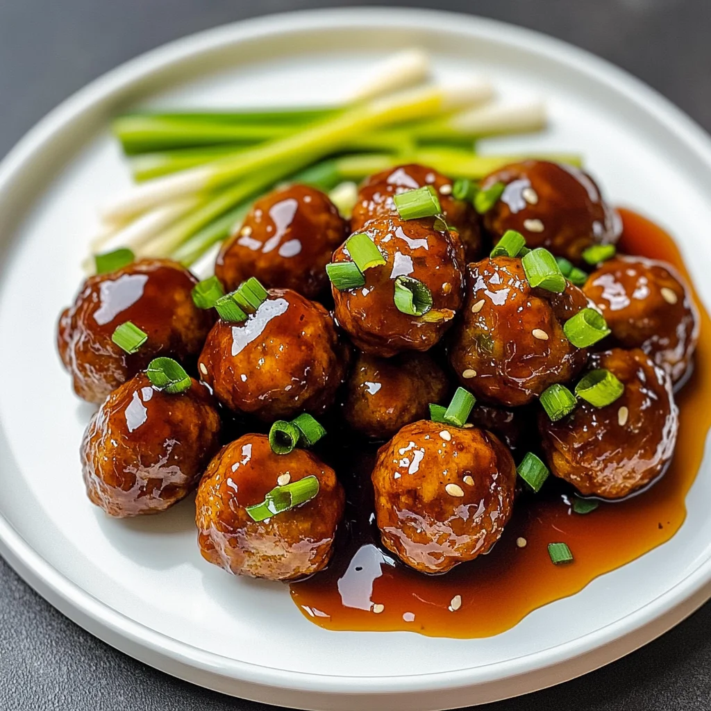 Teriyaki Chicken Meatballs