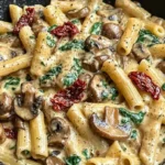 Whip Up a Creamy Tuscan Mushroom Pasta Skillet in 30 Minutes!
