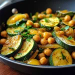 Zucchini Chickpea Skillet Dinner