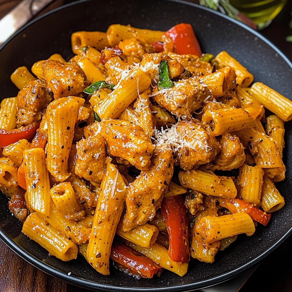 Authentic Jerk Chicken Rasta Pasta