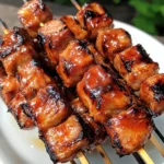 BBQ Pork Skewers with Filipino BBQ Marinade