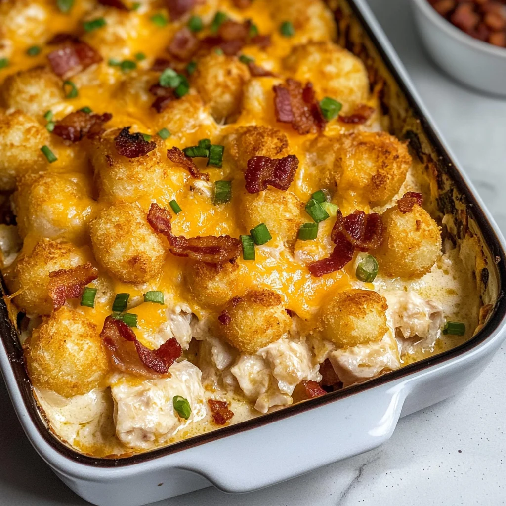 Cracked Out Tater Tot Casserole