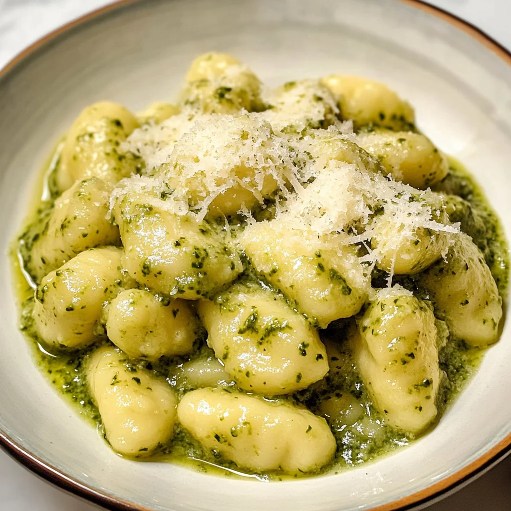 Creamy Pesto Gnocchi
