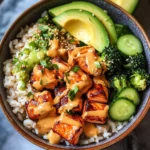 Crispy Bang Bang Salmon Bites Bowls
