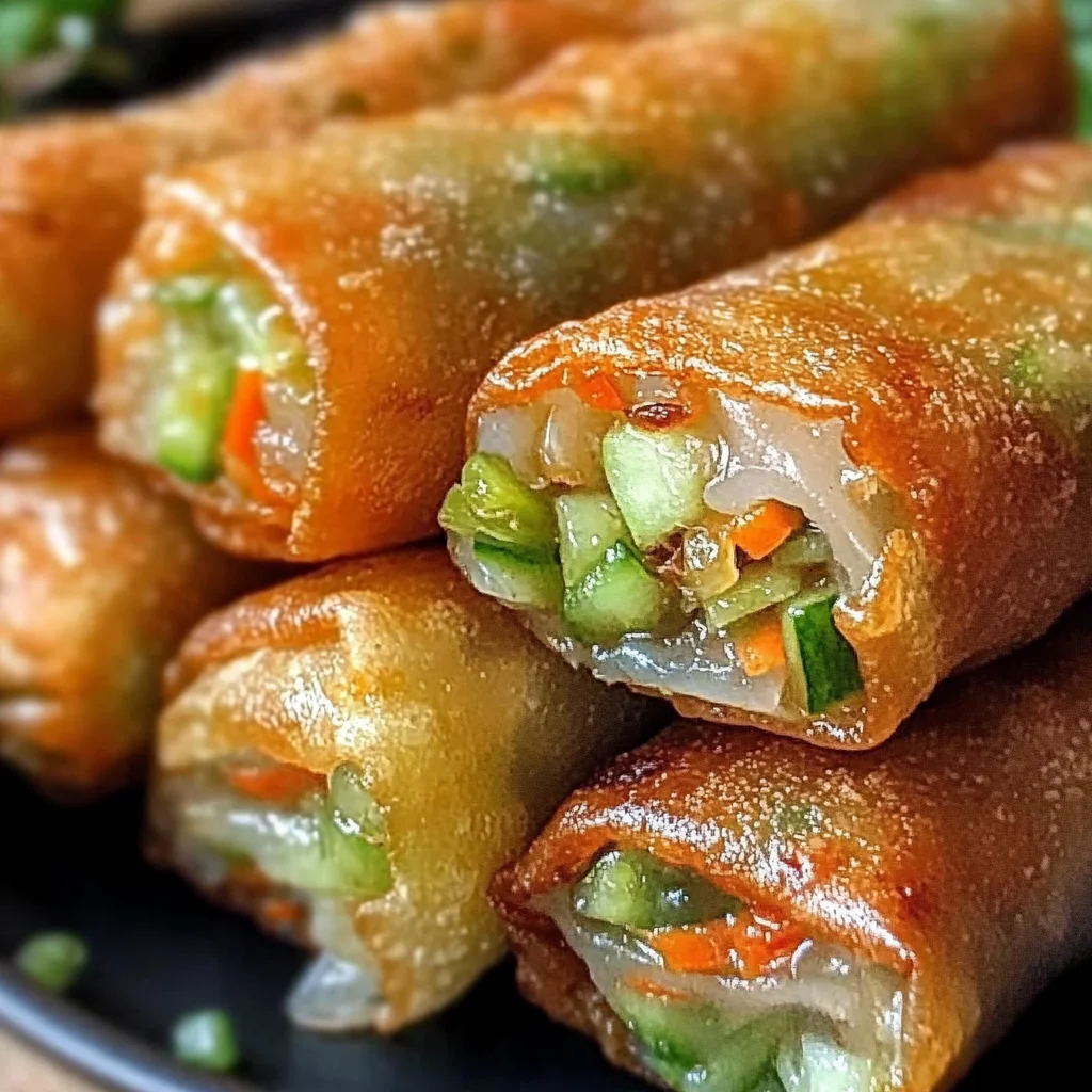 Crispy Rice Paper Spring Rolls