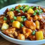 Crockpot Pineapple BBQ Chicken