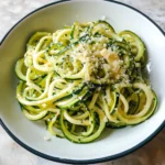 Easy Garlic Parmesan Zucchini Noodles (Zoodles)