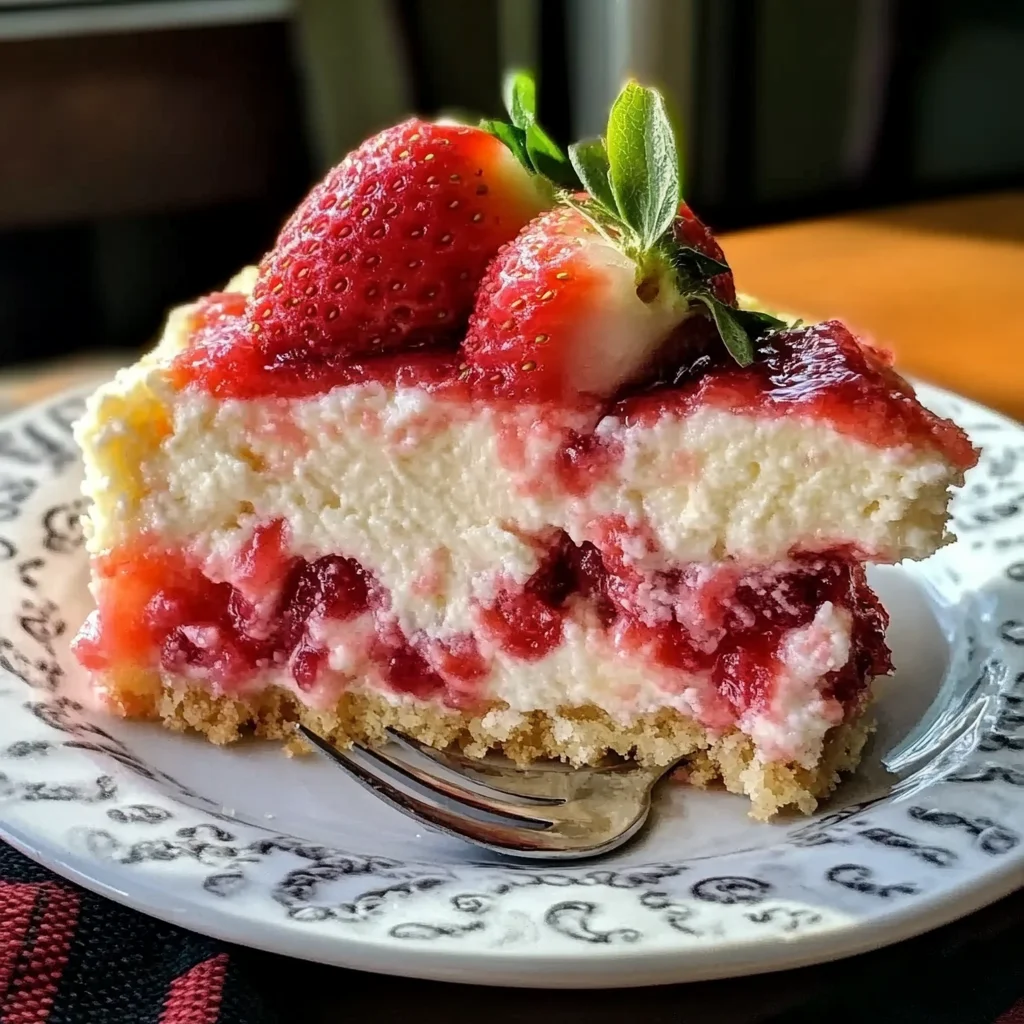 Easy Strawberry Cheesecake Dump Cake Recipe