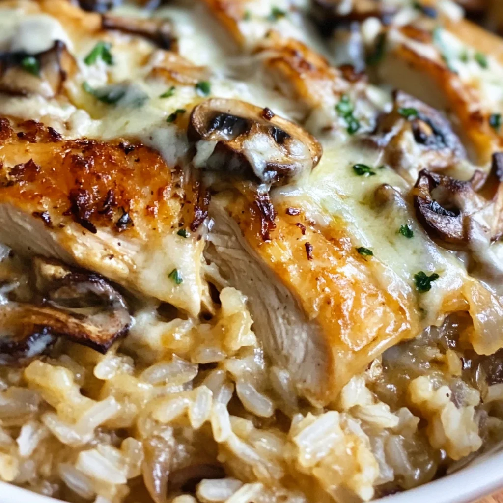 French Onion Chicken & Rice