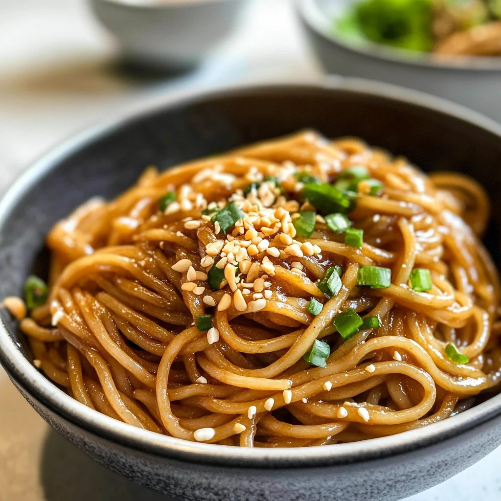 Garlic Sesame Noodles