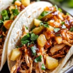 Hawaiian BBQ Chicken Tacos