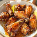 Hot Honey Lemon Pepper Chicken Wings (air fryer method)
