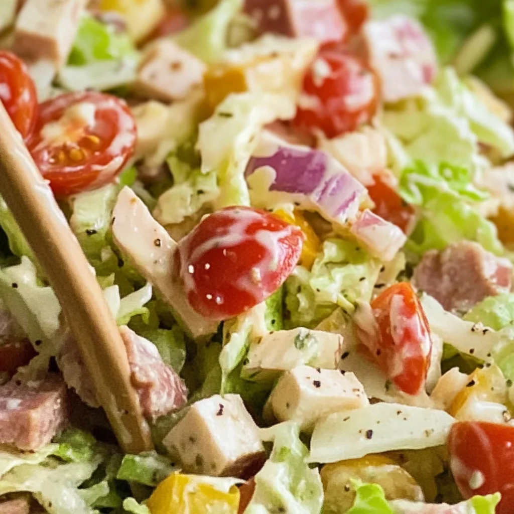 Italian Grinder Salad (Chopped Sub Salad)