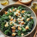 Lemony Parmesan Kale Salad