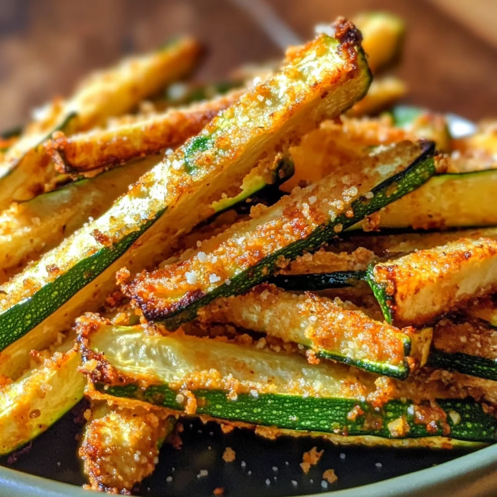 Low Calorie Air Fryer Zucchini Fries