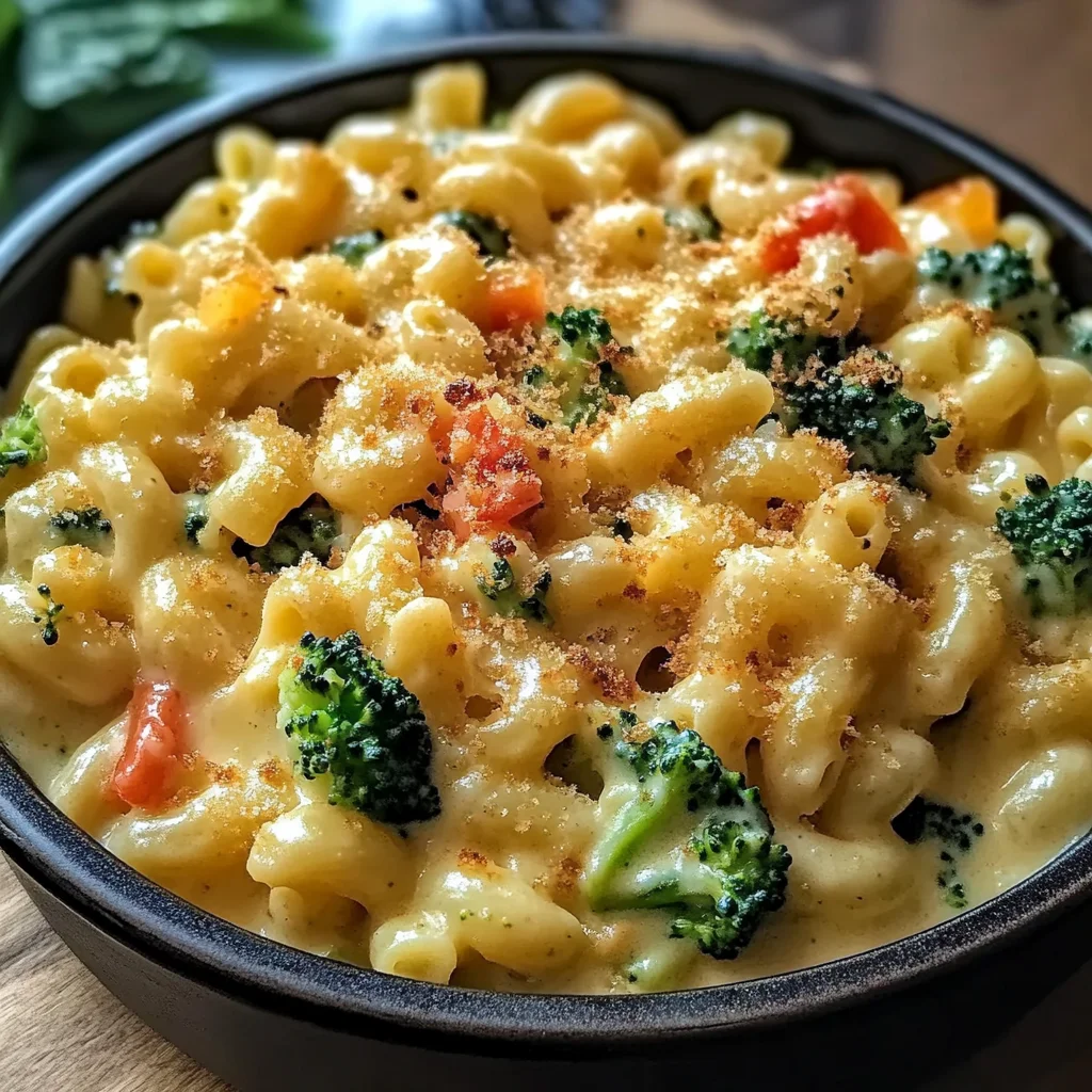 One Pot Veggie Mac and Cheese