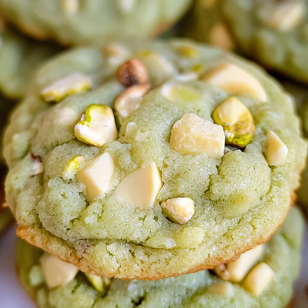 Pistachio Pudding Cookies